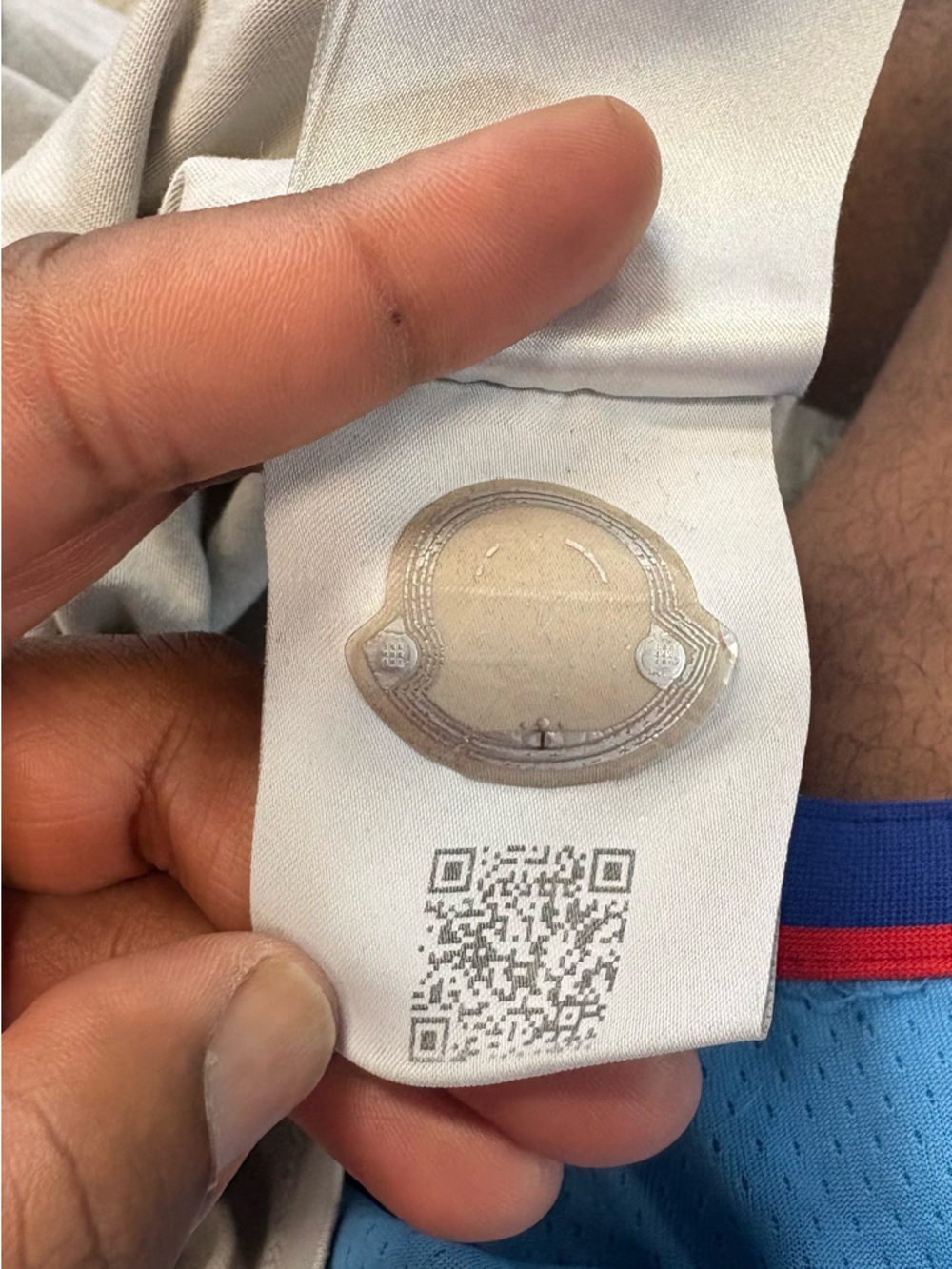Moncler White Short Sleeve Logo Tee - Picture 6 of 10
